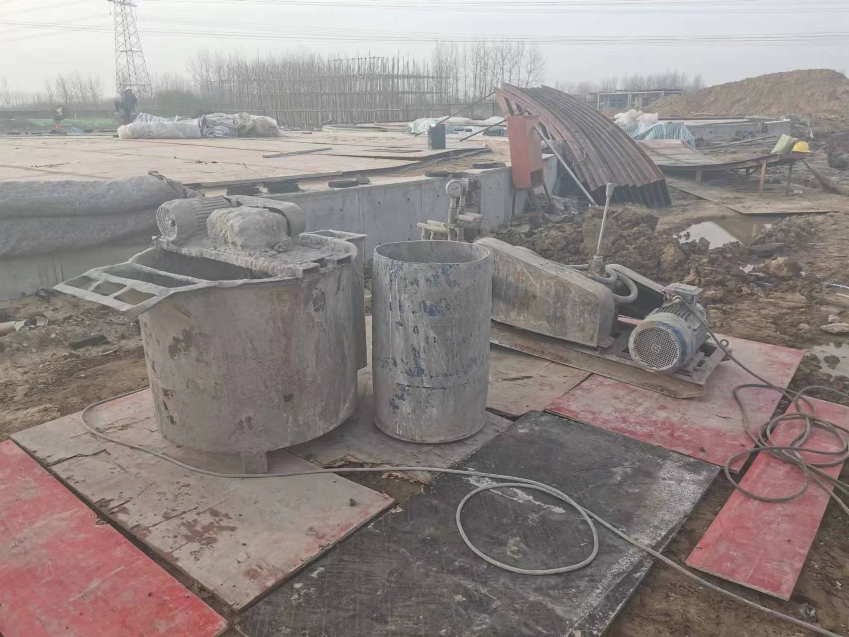 后湖管理区设备基础注浆