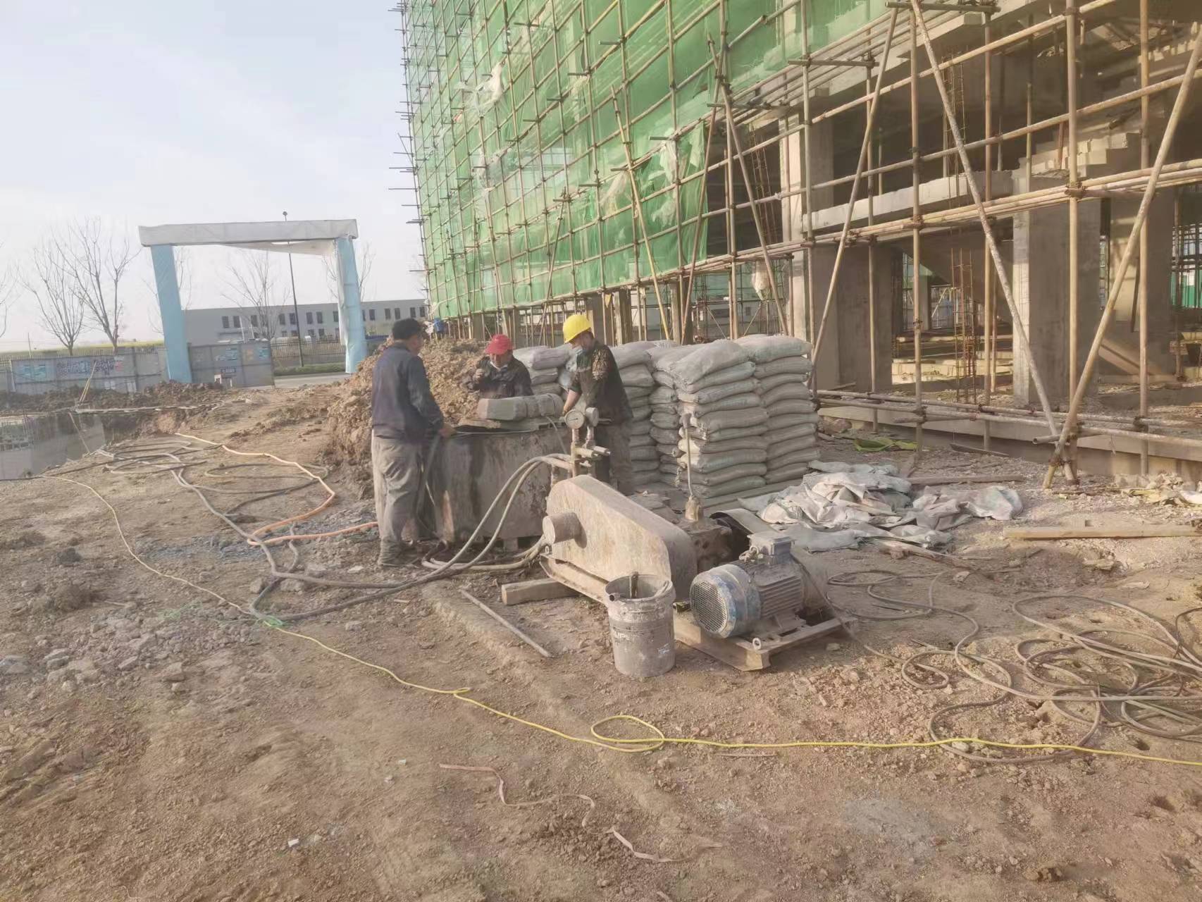 后湖管理区别墅下沉注浆