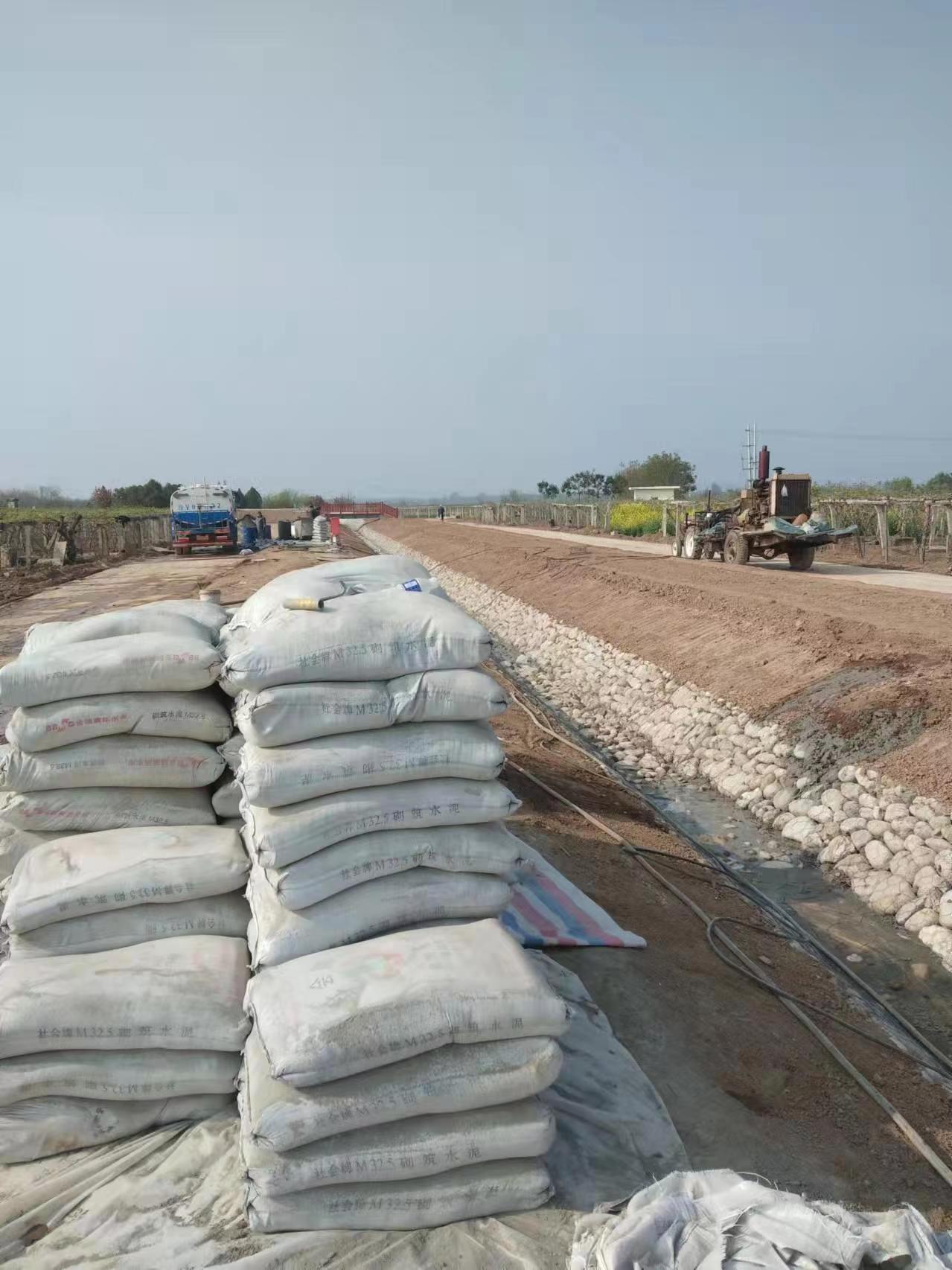 后湖管理区水泥注浆